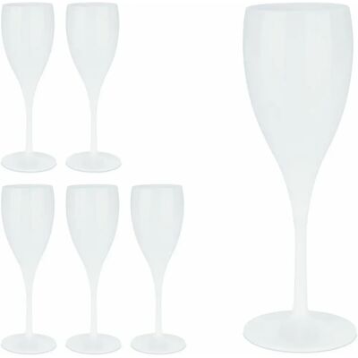 Relaxdays Kunststoff Sektgläser Set für Partys Relaxdays Kunststoff Sektgläser Set für Partys