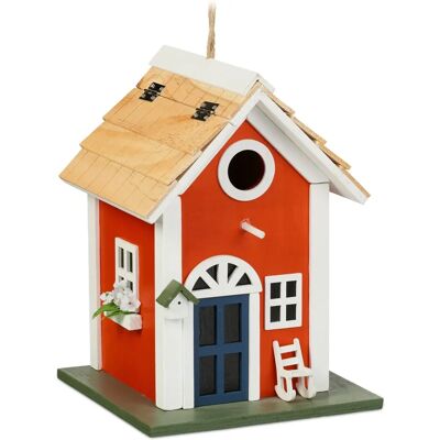 RELAXDAYS Vogelhaus - 25x18.5x18.5 cm - Rustikal Dekoration RELAXDAYS Vogelhaus - 25x18.5x18.5 cm - Rustikal Dekoration