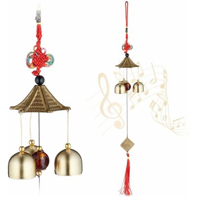 Relaxdays Windspiel Set 2 - Feng Shui Dekoration Relaxdays Windspiel Set 2 - Feng Shui Dekoration