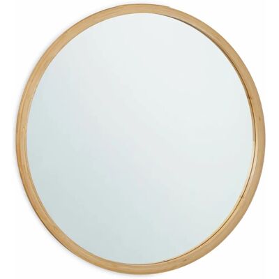 Relaxdays Bambus runder Wandspiegel - 61cm Dekor Relaxdays Bambus runder Wandspiegel - 61cm Dekor