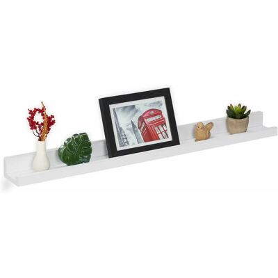 Relaxdays Vit 80cm Vägghylla - Shelf Relaxdays Vit 80cm Vägghylla - Shelf