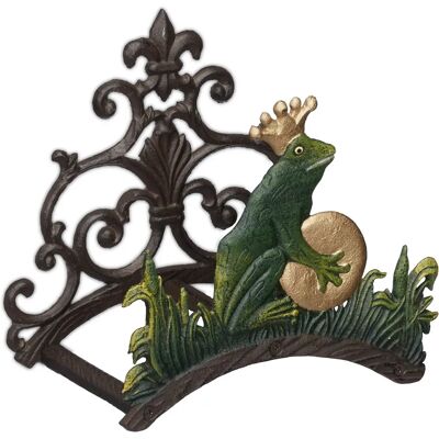 Relaxdays Wall-mounted Garden Hose Holder with Frog Decor - 23x24x15cm Relaxdays Wall-mounted Garden Hose Holder with Frog Decor - 23x24x15cm