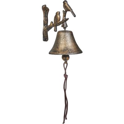Relaxdays Vintage Wall Bell - Garden Door Decor - 20cm Relaxdays Vintage Wall Bell - Garden Door Decor - 20cm
