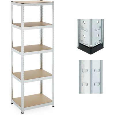 Relaxdays Heavy-duty Steel Shelf 180x60x45cm Relaxdays Heavy-duty Steel Shelf 180x60x45cm