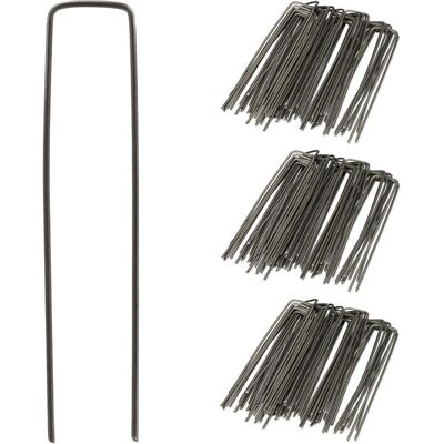 Relaxdays U-shaped Tent Pegs - Set of 150 for Garden & Camping Relaxdays U-shaped Tent Pegs - Set of 150 for Garden & Camping