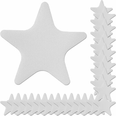 Relaxdays 10045261 Rutschfeste Badmatte - Badematte mit Sternen - Transparent Relaxdays 10045261 Rutschfeste Badmatte - Badematte mit Sternen - Transparent