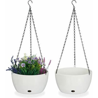 Relaxdays 10045323 Self-Watering Wall Planter Set 2 67x28.5cm Relaxdays 10045323 Self-Watering Wall Planter Set 2 67x28.5cm