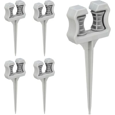 RELAXDAYS Garden Hose Guide Set - Hose and Cable Guides - 5 pcs RELAXDAYS Garden Hose Guide Set - Hose and Cable Guides - 5 pcs