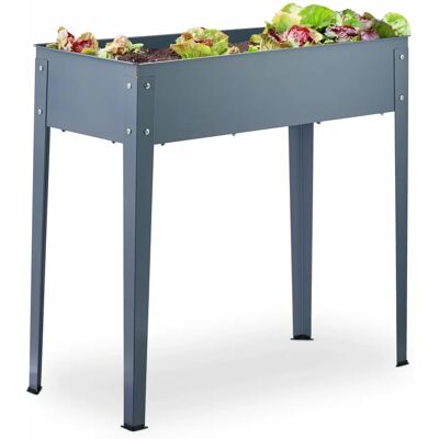 Relaxdays Metall Högbädd - 80x86x40.5cm Relaxdays Metall Högbädd - 80x86x40.5cm
