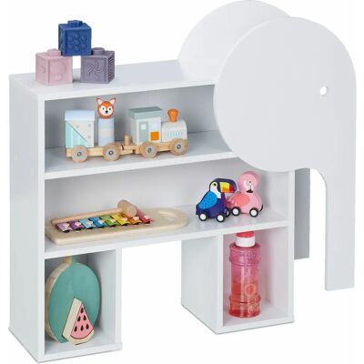 Relaxdays Elephant Toy Shelf - Child-Friendly Storage Relaxdays Elephant Toy Shelf - Child-Friendly Storage