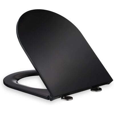 Relaxdays Toalettlock - D-form, Soft Close, 36x45cm Relaxdays Toalettlock - D-form, Soft Close, 36x45cm