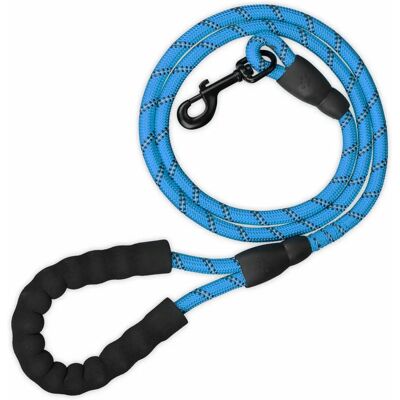 Guinzaglio Relaxdays per Cani e Gatti - Riflettente, 150cm, Blu - Accessorio per Animali Guinzaglio Relaxdays per Cani e Gatti - Riflettente, 150cm, Blu - Accessorio per Animali