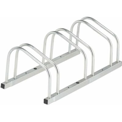 Relaxdays 10045663 Fahrradhalter - Fahrradhalter für 3 Fahrräder, Stahl, outdoor Relaxdays 10045663 Fahrradhalter - Fahrradhalter für 3 Fahrräder, Stahl, outdoor