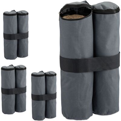 Relaxdays Pavillon-Gewichte - 4er Set Wasserdichte Sandsäcke 1.50cm x 42cm Relaxdays Pavillon-Gewichte - 4er Set Wasserdichte Sandsäcke 1.50cm x 42cm