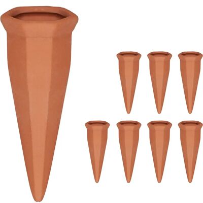 Relaxdays 8 Cones de Irrigação - Plantas Relaxdays 8 Cones de Irrigação - Plantas