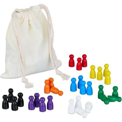 Relaxdays 160 Holzspielkegel - Brettspielteile Relaxdays 160 Holzspielkegel - Brettspielteile