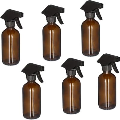 Relaxdays Vattenspraysätt - 6 flaskor 230ml - Dimma/Ström Relaxdays Vattenspraysätt - 6 flaskor 230ml - Dimma/Ström