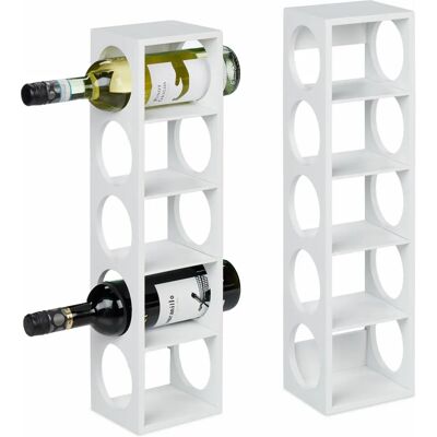 Relaxdays Weinregal, Bambus, 5 Flaschen Relaxdays Weinregal, Bambus, 5 Flaschen