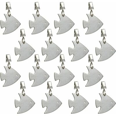 Relaxdays Fischförmige Tischdecken Gewichte - Set aus 16 Relaxdays Fischförmige Tischdecken Gewichte - Set aus 16