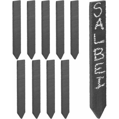 Relaxdays 10046745 planter accessory - Weatherproof slate plant labels - 20x3cm Relaxdays 10046745 planter accessory - Weatherproof slate plant labels - 20x3cm