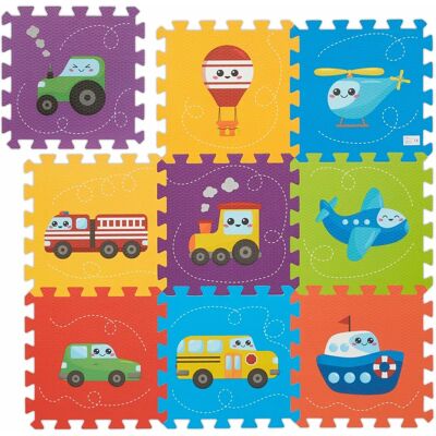 Relaxdays Baby Spielmatte - Bunte Puzzle 9 Stück Relaxdays Baby Spielmatte - Bunte Puzzle 9 Stück
