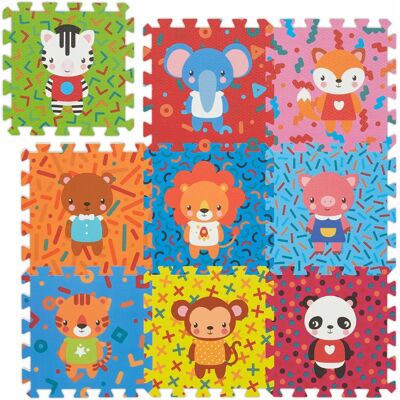 Relaxdays Baby Spielmatte - Bunte Tierpuzzle-Spielmatte Relaxdays Baby Spielmatte - Bunte Tierpuzzle-Spielmatte