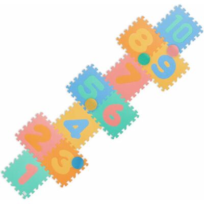 Relaxdays Baby Spielmatte - Puzzle mit Zahlen 1-10 Relaxdays Baby Spielmatte - Puzzle mit Zahlen 1-10