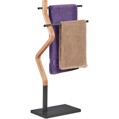 Relaxdays Zigzag Ręcznikowiec - 85x43,5x20 cm Relaxdays Zigzag Ręcznikowiec - 85x43,5x20 cm