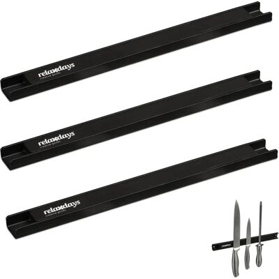 RELAXDAYS Set med 3 magnetstavar i stål - 30cm väggmontering - Kök, Verkstad, Kontor RELAXDAYS Set med 3 magnetstavar i stål - 30cm väggmontering - Kök, Verkstad, Kontor