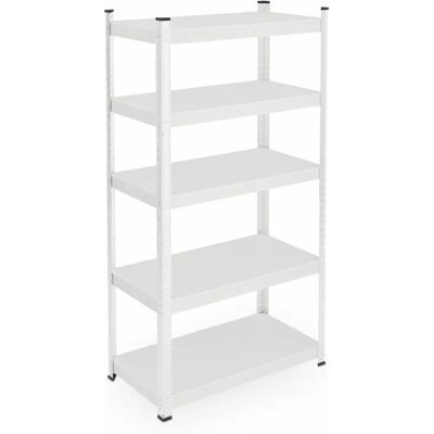 Relaxdays 150 x 75 x 30 cm metal shelving unit - Heavy-duty, 5 adjustable shelves Relaxdays 150 x 75 x 30 cm metal shelving unit - Heavy-duty, 5 adjustable shelves