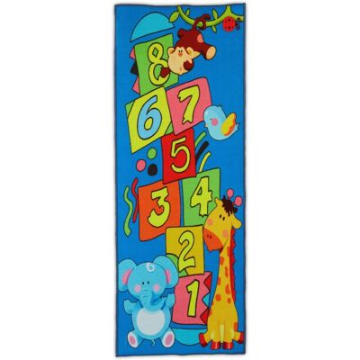 Relaxdays Kinderspielteppich - Tiermotive, 179x67 cm Relaxdays Kinderspielteppich - Tiermotive, 179x67 cm