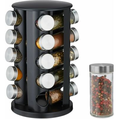 Relaxdays Portaspezie da Cucina - 20 Gewürzgläser, 80 ml Relaxdays Portaspezie da Cucina - 20 Gewürzgläser, 80 ml