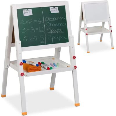 Relaxdays Kinder-Flipchart, Höhenverstellbar, Magnetisch, 77x39x44,5 cm Relaxdays Kinder-Flipchart, Höhenverstellbar, Magnetisch, 77x39x44,5 cm