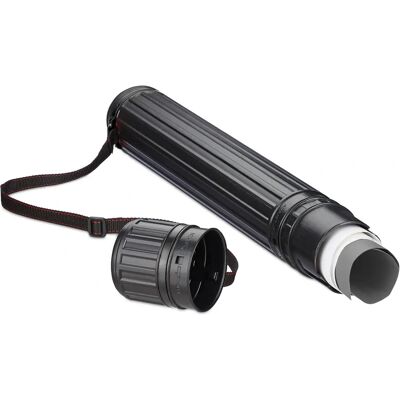Relaxdays Tube pour Documents - Longueur Ajustable A0 Plastique Noir Relaxdays Tube pour Documents - Longueur Ajustable A0 Plastique Noir