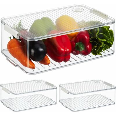 Relaxdays - Kühlschrank Organizer Set aus 3 Relaxdays - Kühlschrank Organizer Set aus 3