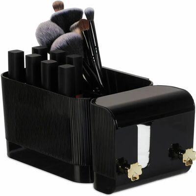 Relaxdays 10047930 Make-up Organizer - Wandmontage mit 4 Fächern Relaxdays 10047930 Make-up Organizer - Wandmontage mit 4 Fächern