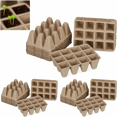 Relaxdays Set med 2 runda serveringsfat av vattenhyacint, naturlig Relaxdays Set med 2 runda serveringsfat av vattenhyacint, naturlig