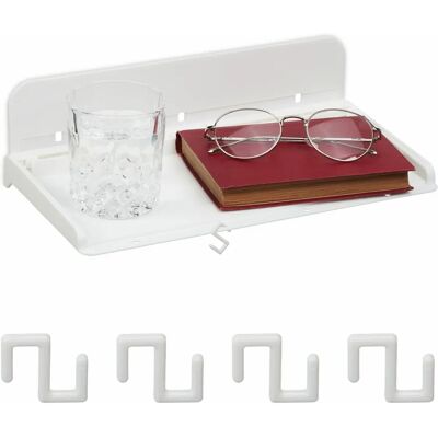 Relaxdays 10048192 - Mesa auxiliar blanca Relaxdays 10048192 - Mesa auxiliar blanca