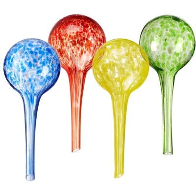 Relaxdays Glass Watering Balls - Set of 4 - Automatic Plant Irrigation Relaxdays Glass Watering Balls - Set of 4 - Automatic Plant Irrigation