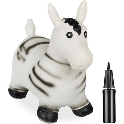 Relaxdays Zebra Inflatable Toy - Children, Balance, BPA-Free Relaxdays Zebra Inflatable Toy - Children, Balance, BPA-Free