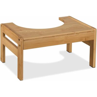 Relaxdays Bamboo Toilet Stool - Support Healthy Bowel Movements Relaxdays Bamboo Toilet Stool - Support Healthy Bowel Movements