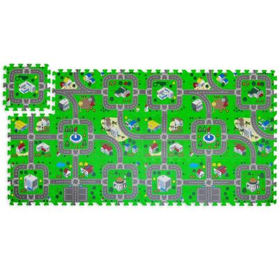 Relaxdays Puzzle Spielmatte - 18 Teile - Bunt - Kinderspielmatte Relaxdays Puzzle Spielmatte - 18 Teile - Bunt - Kinderspielmatte