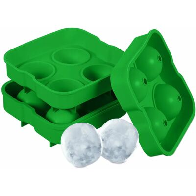 Relaxdays Grön Silikon Isbitform Set av 2 Relaxdays Grön Silikon Isbitform Set av 2