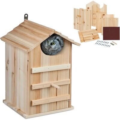 Casetta per uccelli RELAXDAYS - Piccolo gufo, Gufo boreale - Legno resistente alle intemperie Casetta per uccelli RELAXDAYS - Piccolo gufo, Gufo boreale - Legno resistente alle intemperie