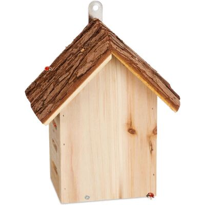 RELAXDAYS - Lieveheersbeestje Huis - Onbehandeld Dennenhout - Tuin & Balkon RELAXDAYS - Lieveheersbeestje Huis - Onbehandeld Dennenhout - Tuin & Balkon