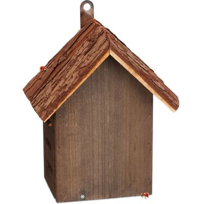 RELAXDAYS - Casetta per Coccinelle, Legno di Abete, Da Appendere o Poggiare - Rifugio per Insetti - 22x18x12 cm RELAXDAYS - Casetta per Coccinelle, Legno di Abete, Da Appendere o Poggiare - Rifugio per Insetti - 22x18x12 cm