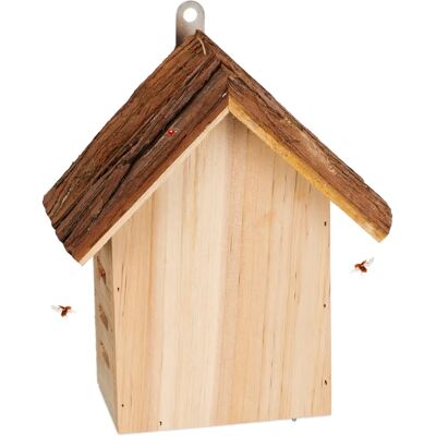 Relaxdays Insectenhuis - 22,5x19x12,5 cm - Natuurlijk Relaxdays Insectenhuis - 22,5x19x12,5 cm - Natuurlijk