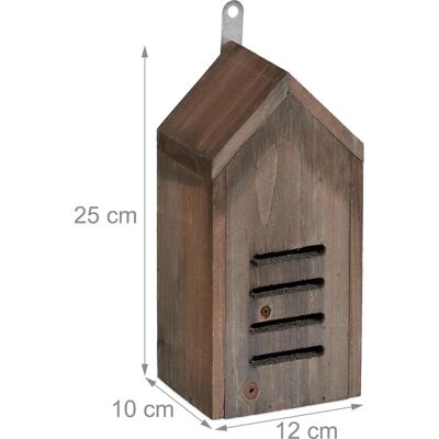 Relaxdays Marienkäferhaus - 25x12x10 cm - Insektenschutz Relaxdays Marienkäferhaus - 25x12x10 cm - Insektenschutz