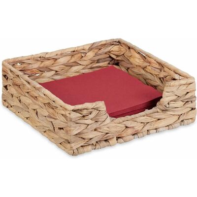 Relaxdays Water Hyacinth Napkin Holder - Elegant & Durable Relaxdays Water Hyacinth Napkin Holder - Elegant & Durable