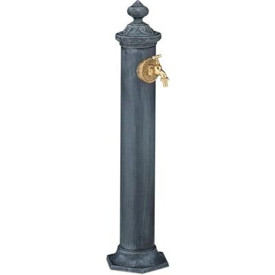 Relaxdays Antique Style Garden Water Fountain with Tap - Garden Decor Relaxdays Antique Style Garden Water Fountain with Tap - Garden Decor